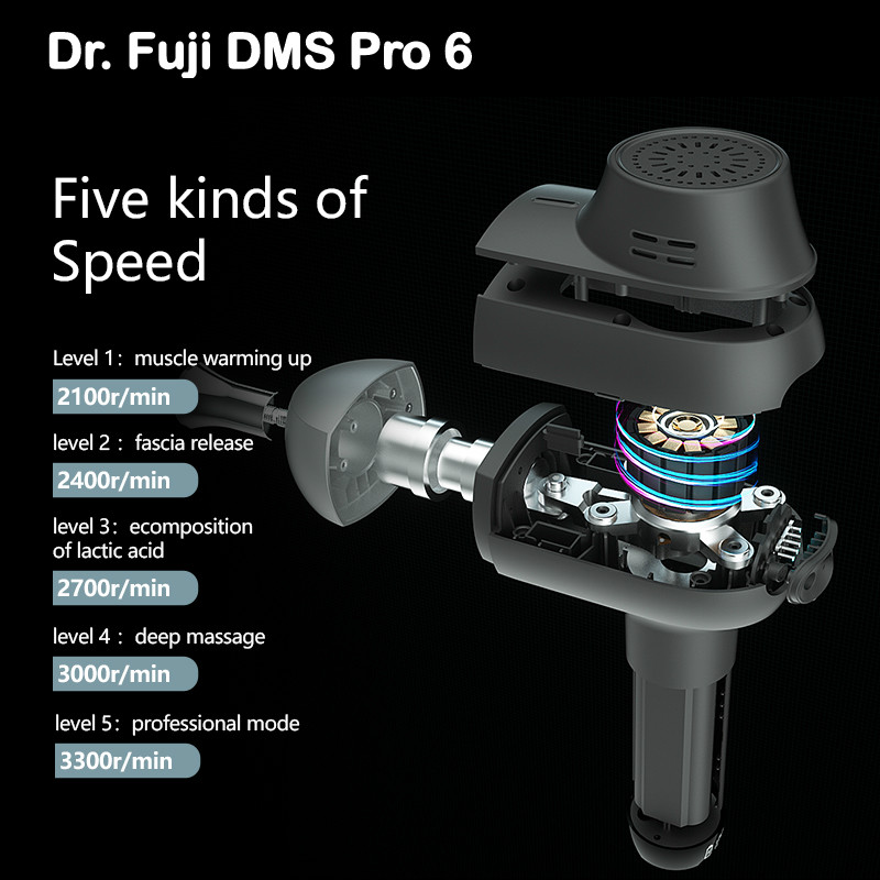 Dr. Fuji DMS Pro6 Deep Muscle Stimulator Professional Massager With  Titanium Alloy Head